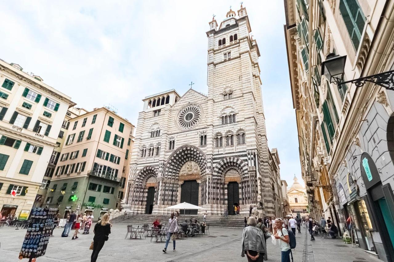 Cattedrale Di San Lorenzo Rooms جنوة المظهر الخارجي الصورة